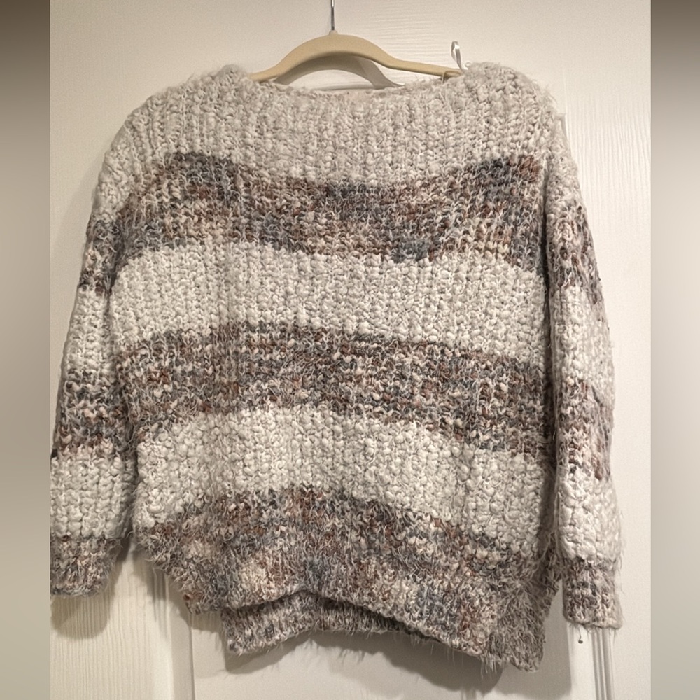 Altar’d State Cozy Striped Knit Sweater